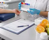 забор анализов в процедурном кабинете